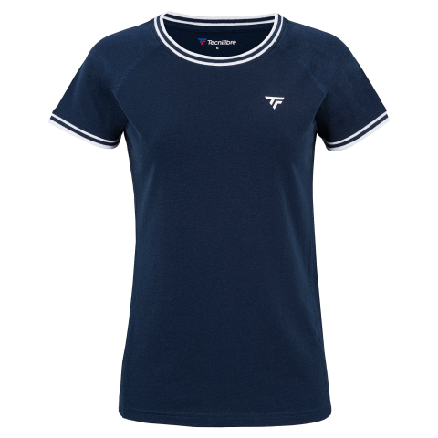 Lady Team Stretch Tee Junior - Marine