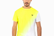 X-Loop Tee - White/Neon Yellow
